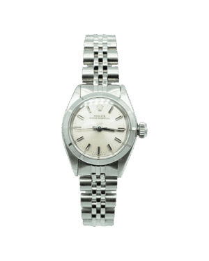 Rolex Oyster Perpetual ladies two-tone watch