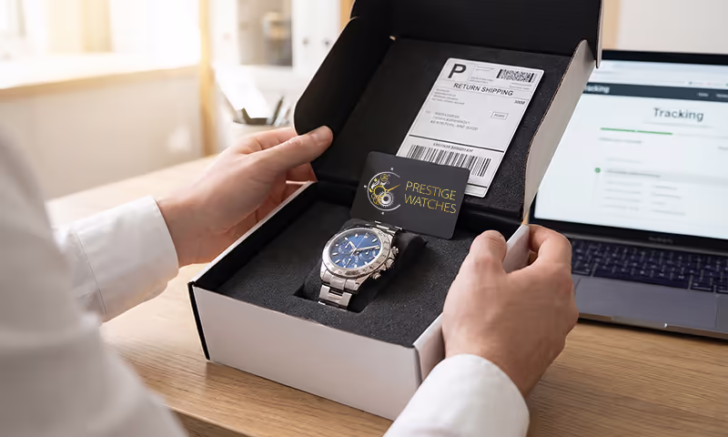 Customer testimonial for Prestige Watches & Jewelry