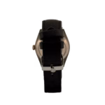 Rolex Day-Date 40 228239 18k White Gold caseback on black leather strap Rolex Day-Date 40 228239 18k White Gold caseback on black leather strap