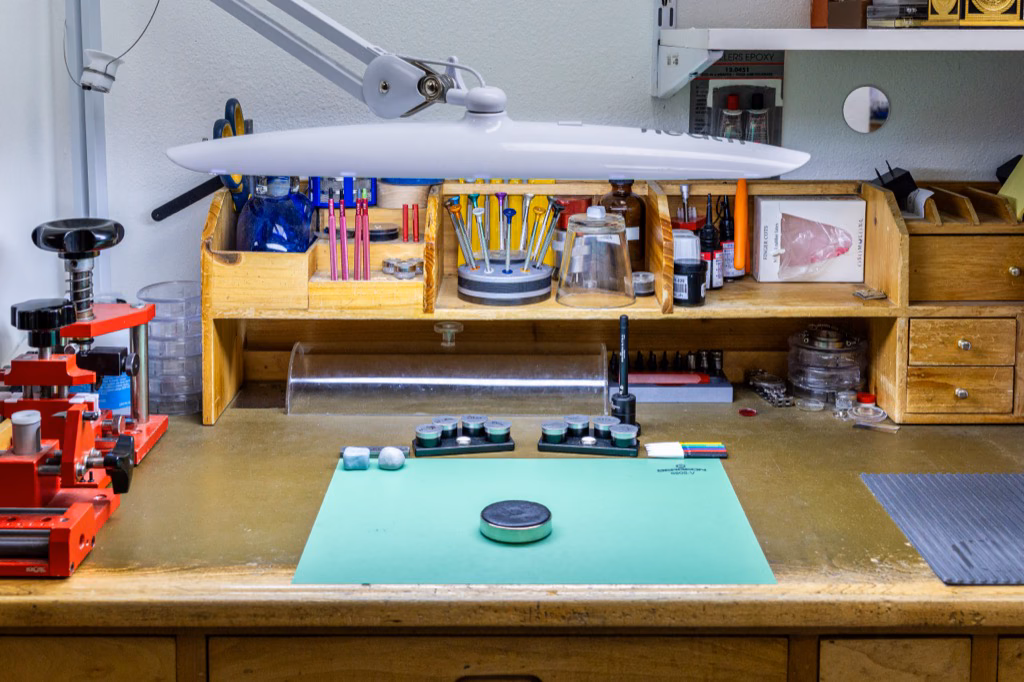 Watch repair service station at Prestige Watches & Jewelry